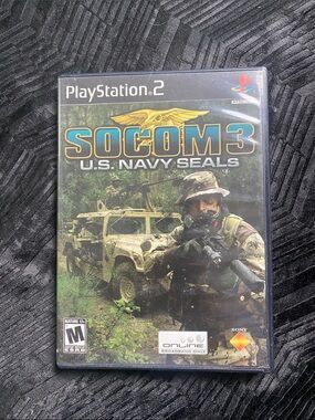 Sony PlayStation 2 SOCOM 3 U.S. Navy SEALs – Green, Tan, Black Artwork